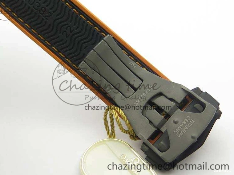 1230 Planet Ocean Master Chronometer Chrono DLC OM 1:1 Best Edition Black Dial On Nylon Strap A Chic 8103